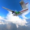 parachutiste sautant de l'avion