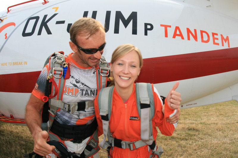 saut en parachute en tandem