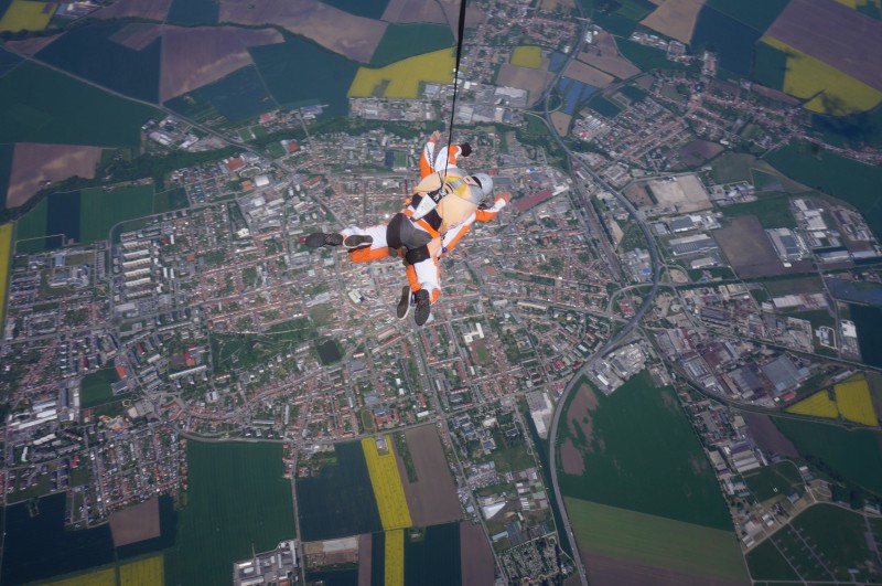 saut en parachute en tandem