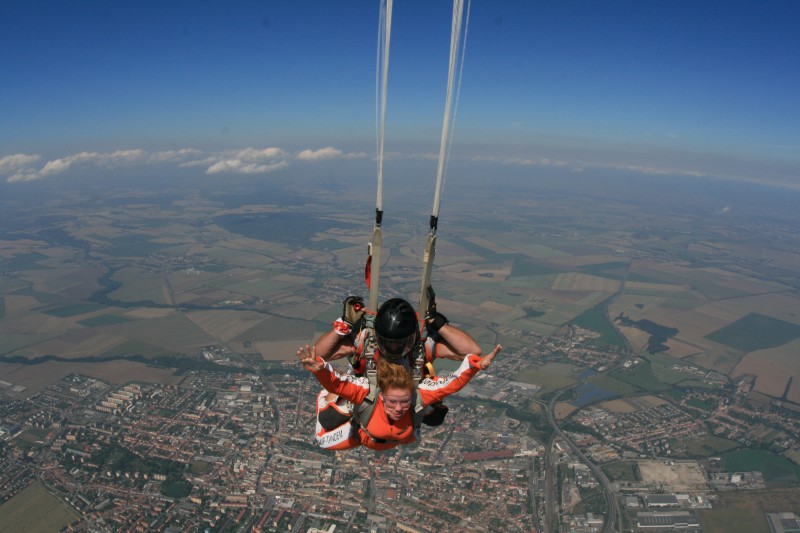 saut en parachute en tandem
