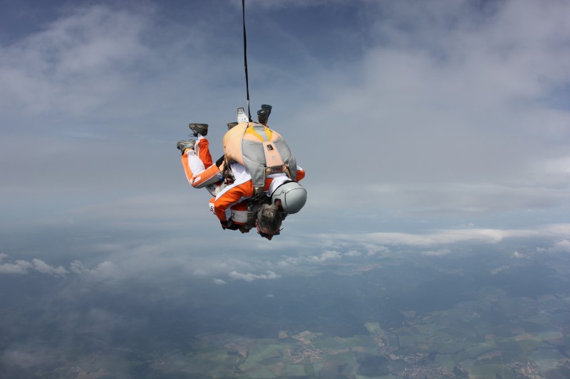 saut en parachute en tandem
