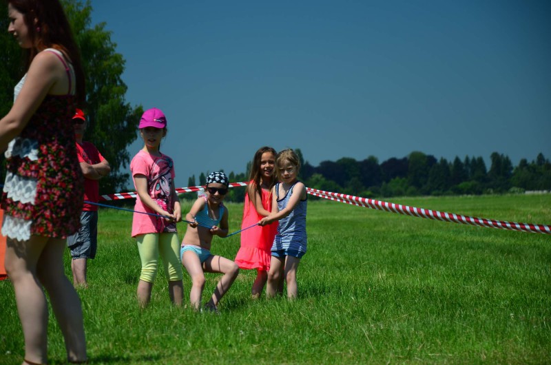 día del niño en el aeródromo de Prostějov