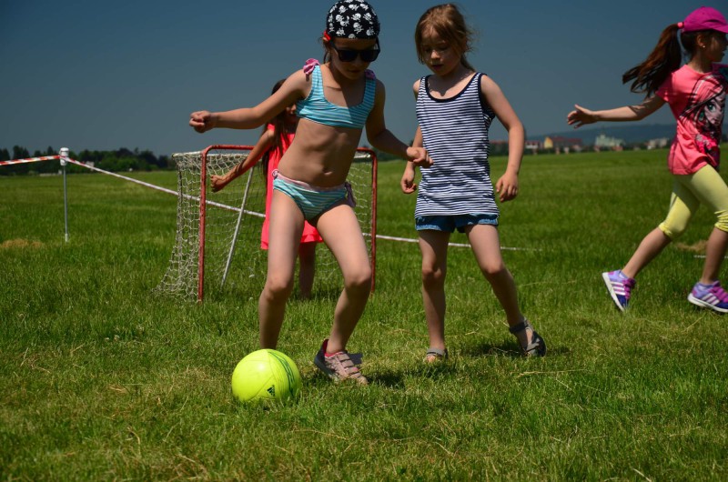 día del niño en el aeródromo de Prostějov