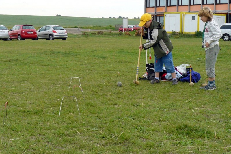 Kindertag auf dem Flugplatz in Prostějov