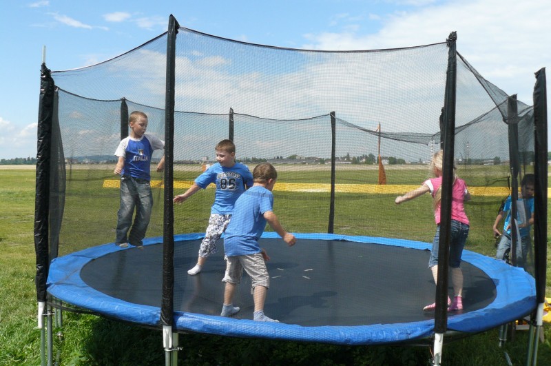 Kindertag auf dem Flugplatz in Prostějov