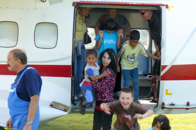 Kindertag auf dem Flugplatz in Prostějov