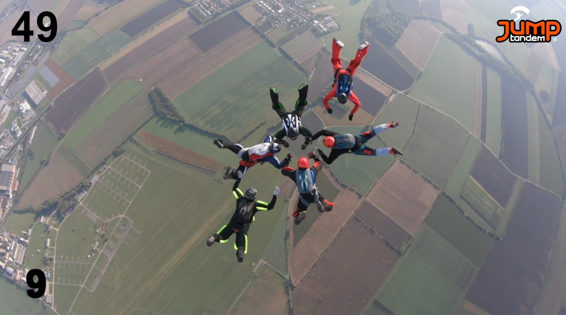 formation de parachutistes