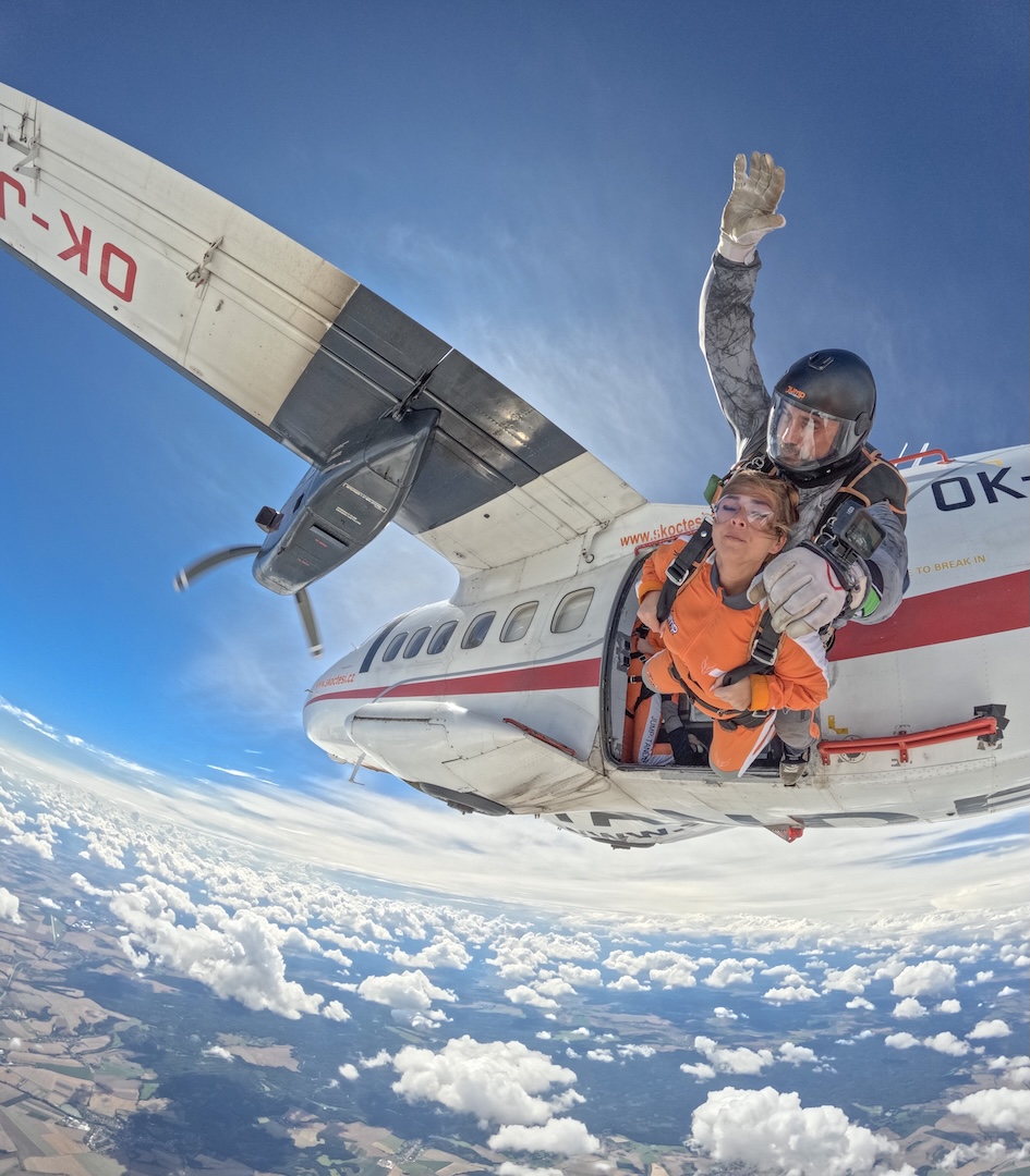 saut en parachute en tandem