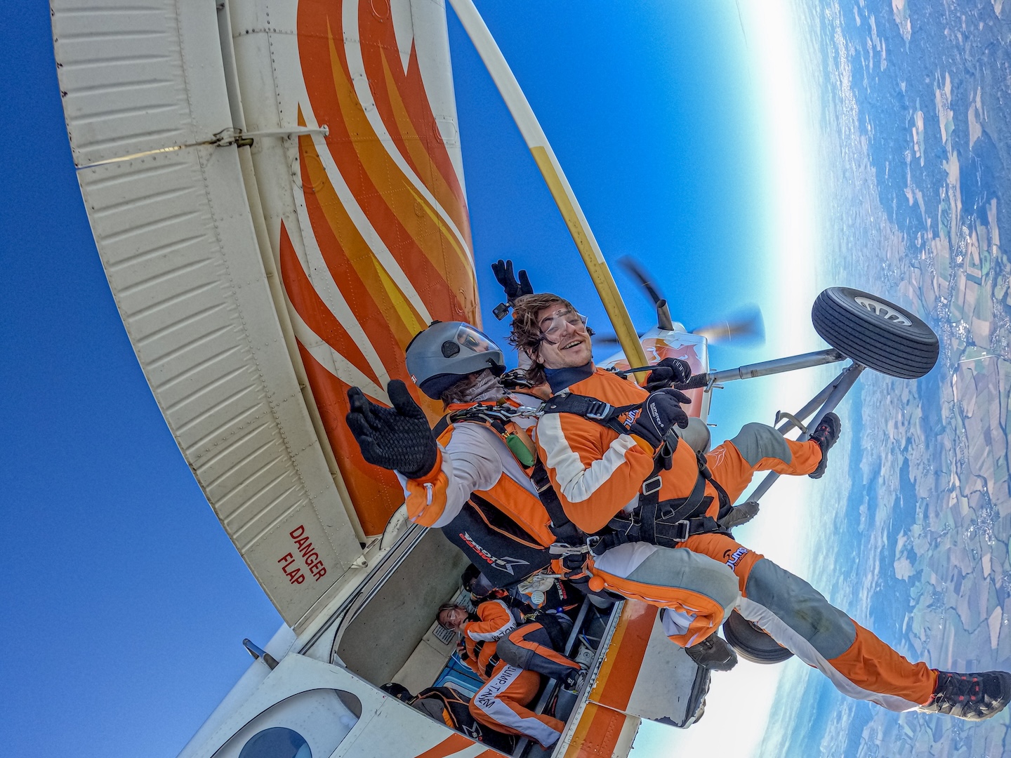 saut en parachute en tandem