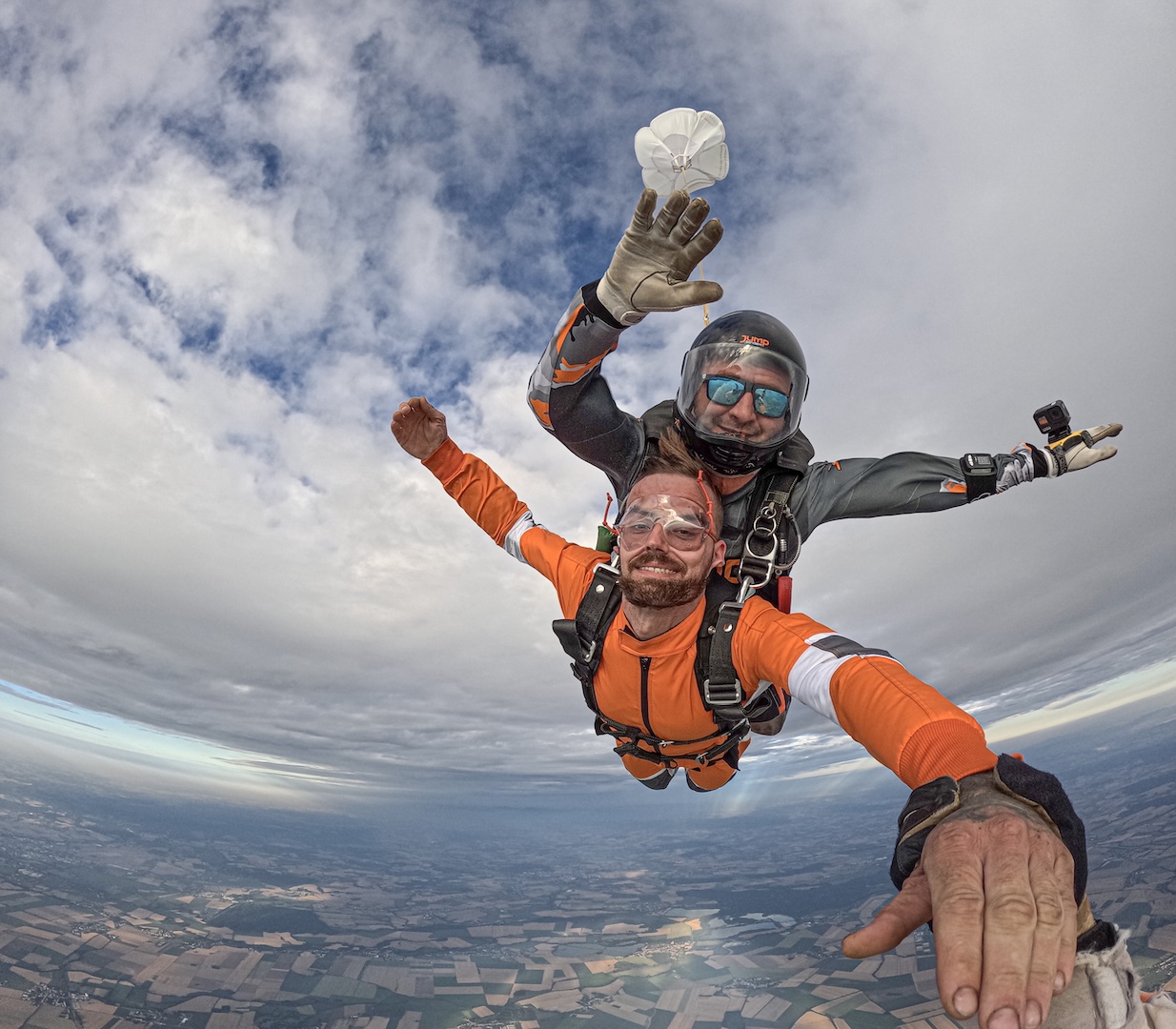 saut en parachute en tandem