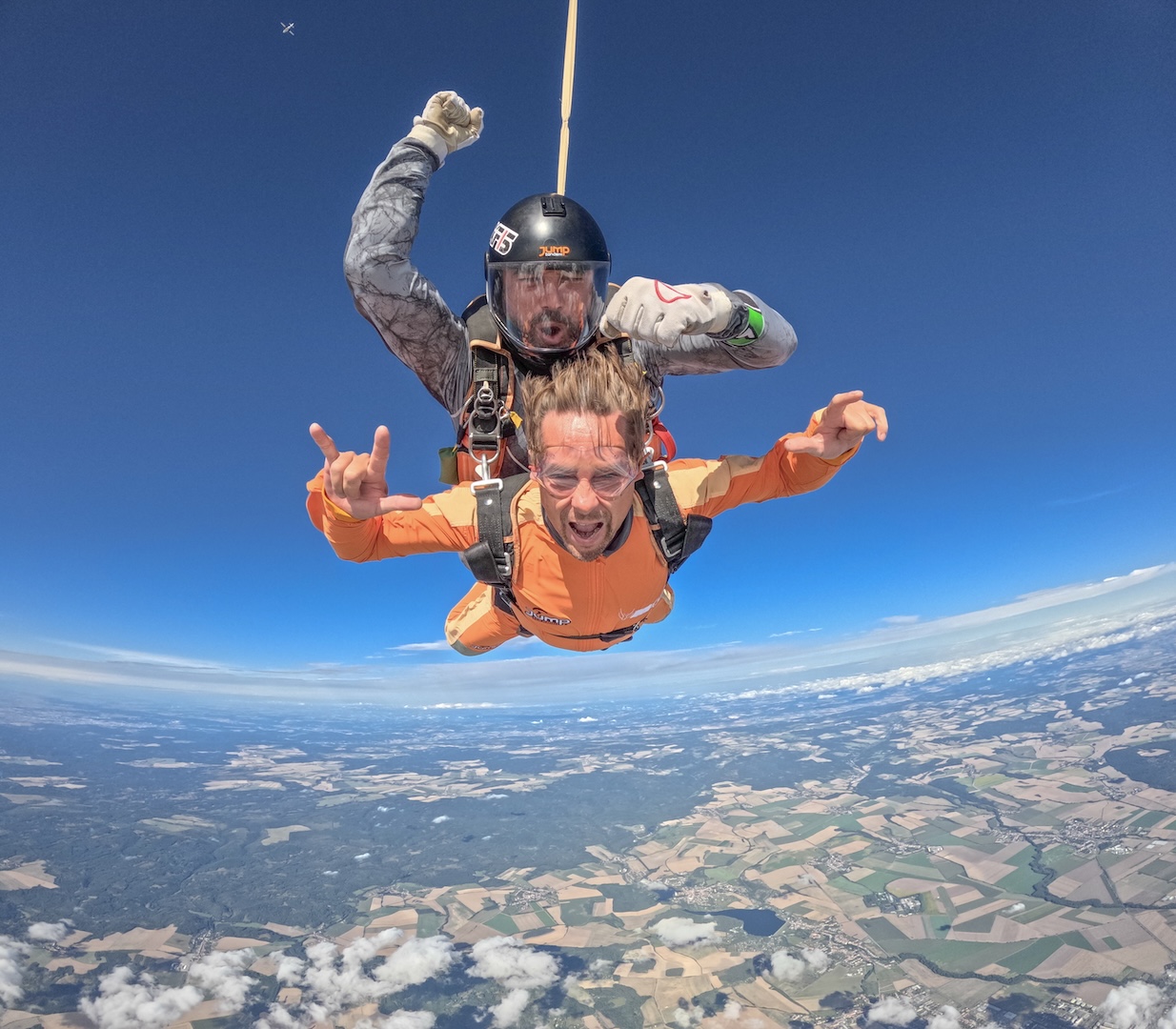 saut en parachute en tandem