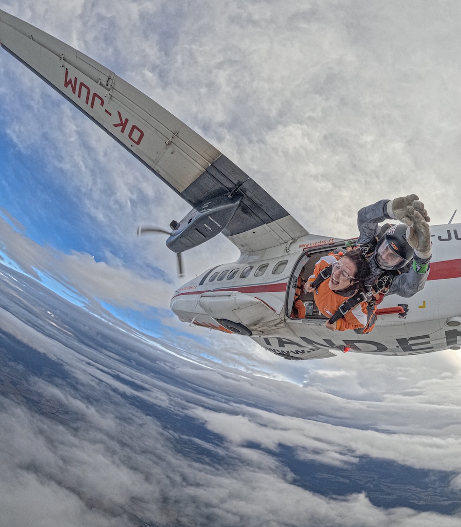 saut en parachute en tandem