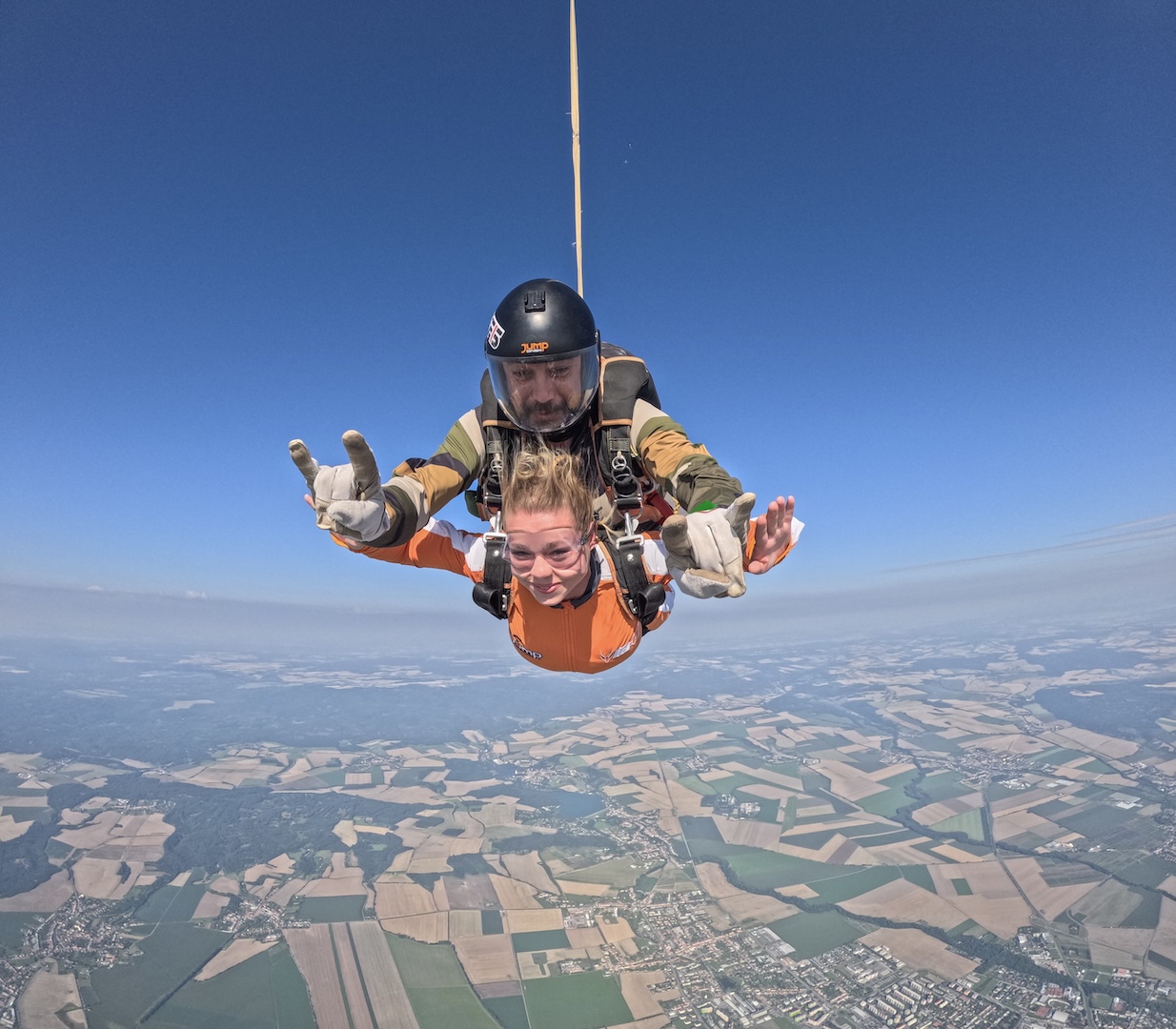 saut en parachute en tandem