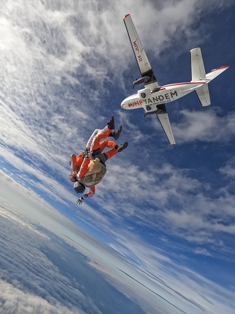 saut en parachute en tandem