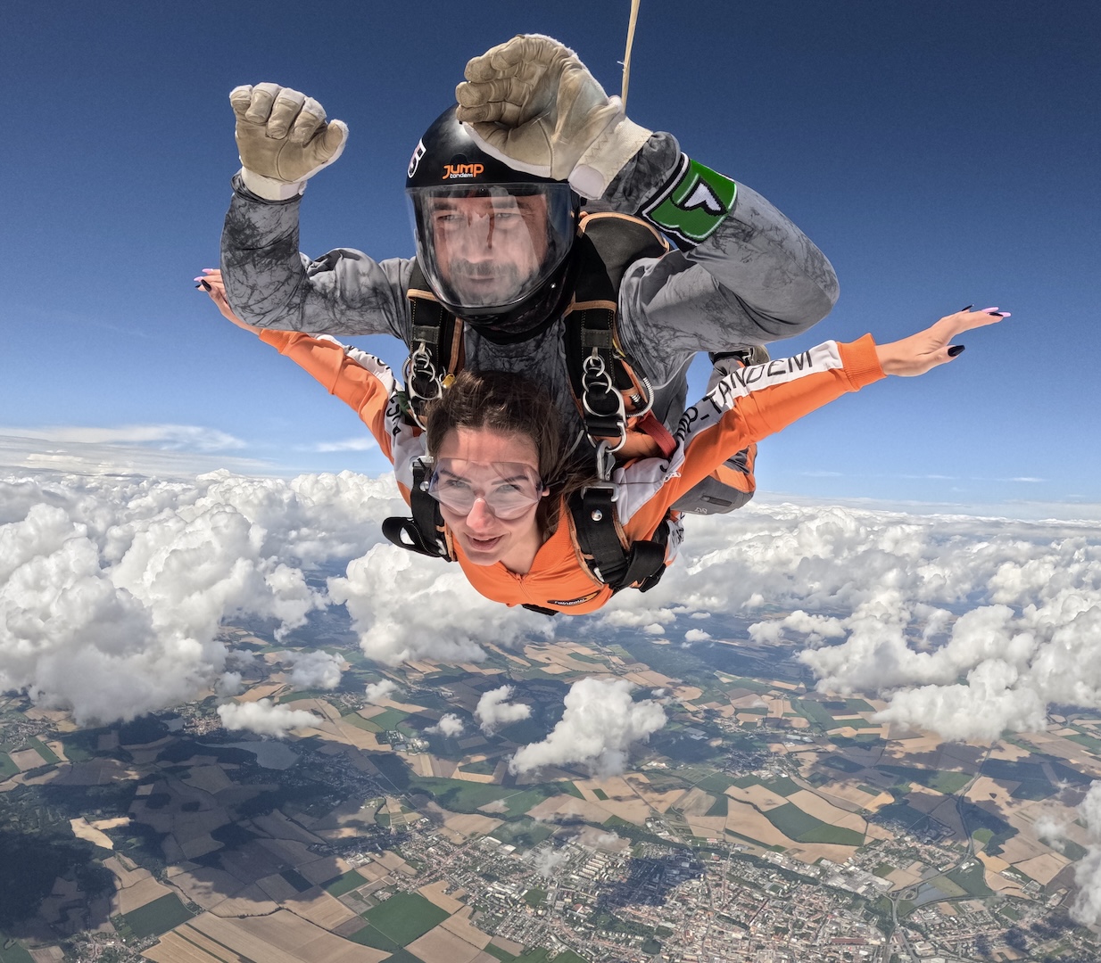 saut en parachute en tandem