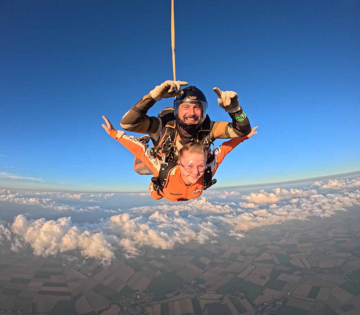 saut en parachute en tandem