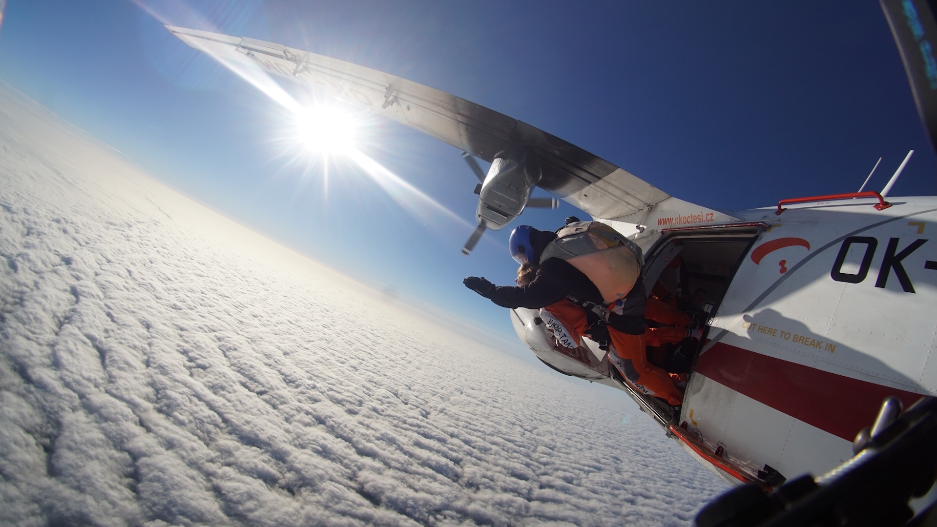 sortie d'avion
