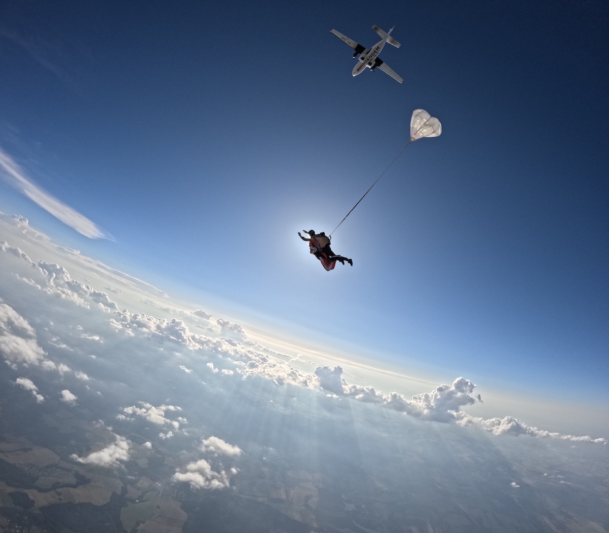 saut en tandem