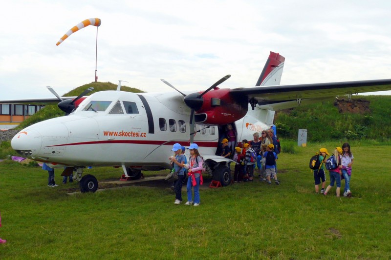 Child day at the airport in Prostějov