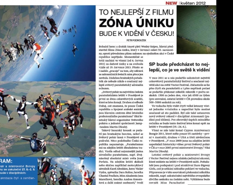  V časopise New Express byl otištěň článek o pořádání MS 2012 v Prostějově.