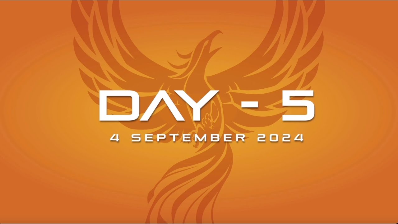 Přehrát video DAY 5 FAI World Championships 2024 – úvodní snímek s nápisem „DAY - 5, 4 September 2024“